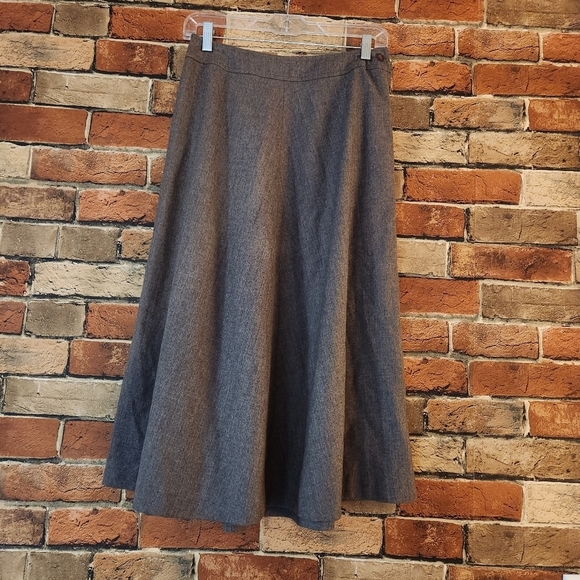 Vintage Dresses & Skirts - Vintage Pure Wool Union Tag Midi Length Skirt Size 10
